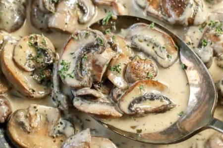 Creamy Dijon Mushroom Sauce