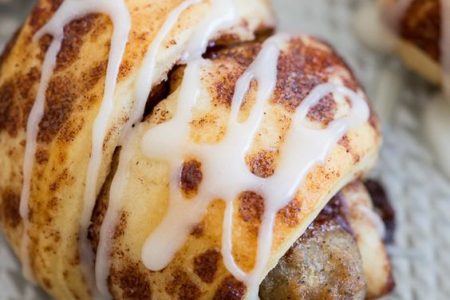 CINNAMON ROLL WRAPPED SAUSAGES